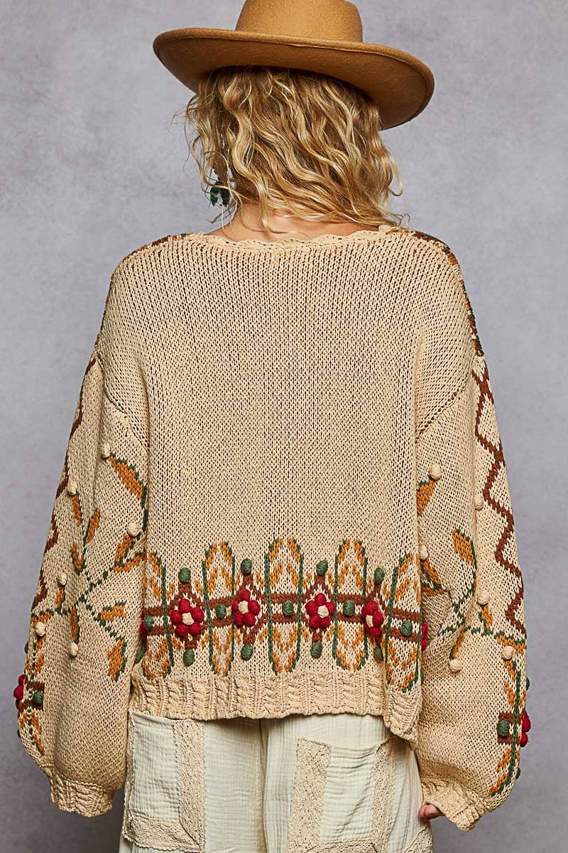 POL Scoop Neck Color Me Cozy Sweater