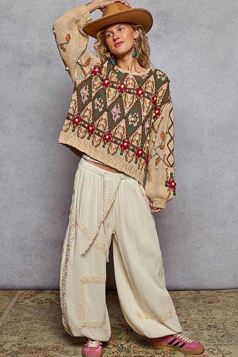 POL Scoop Neck Color Me Cozy Sweater
