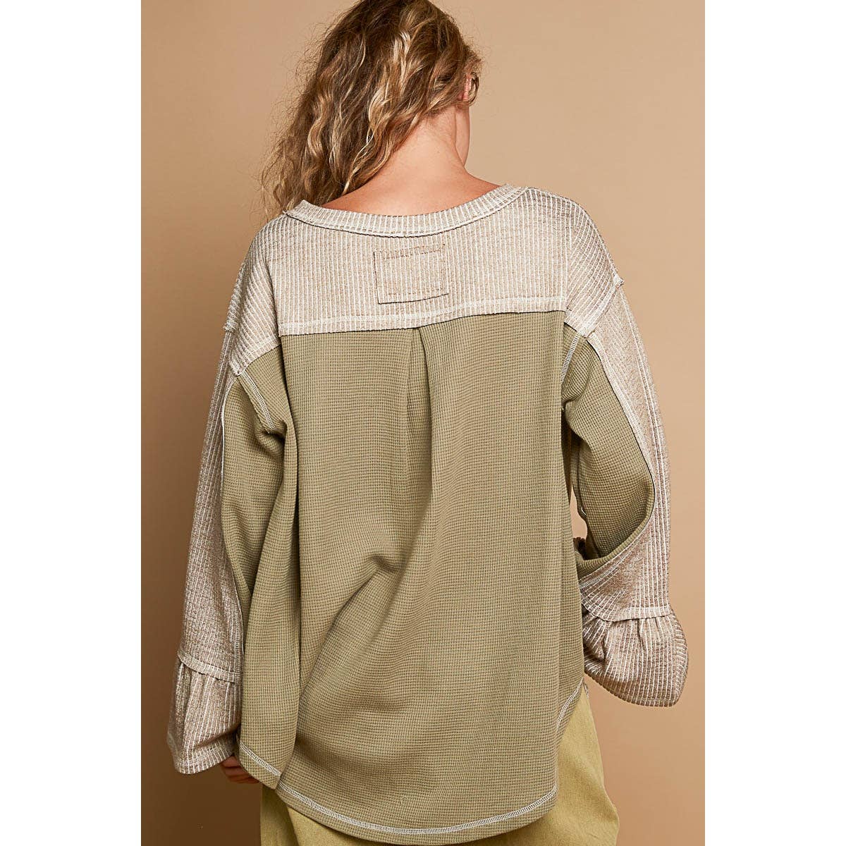 Oversized Bell Sleeve Top