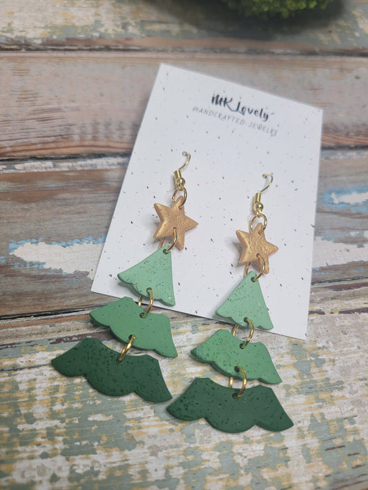 Tiered Christmas Tree Dangles