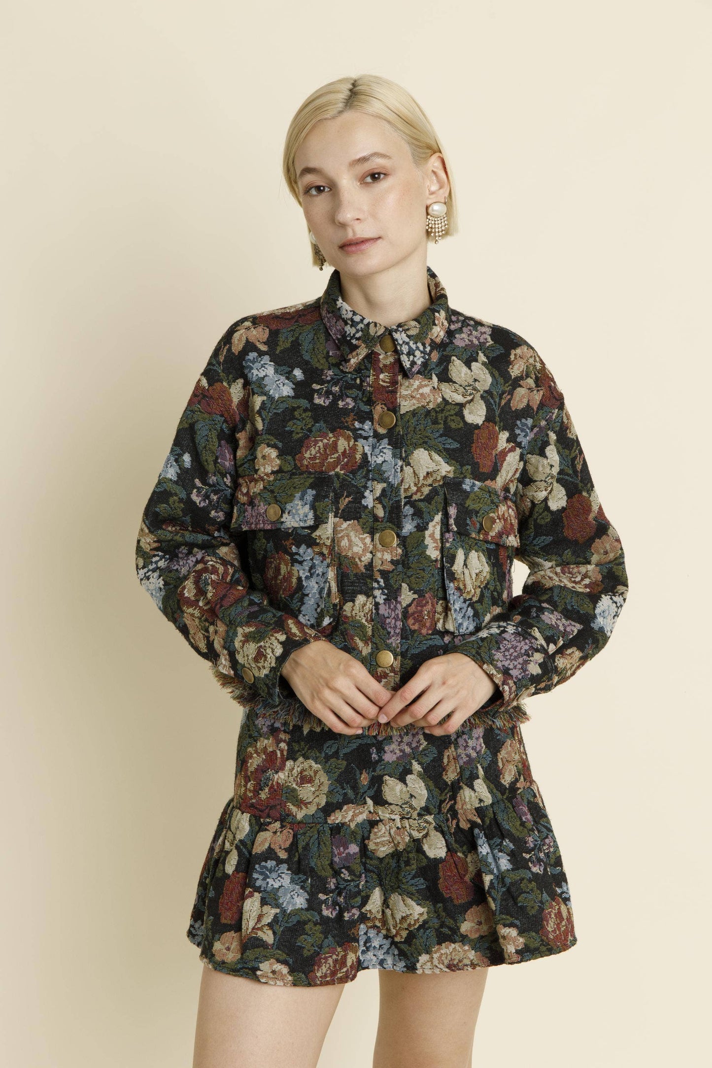 Mabel Brocade Jacket