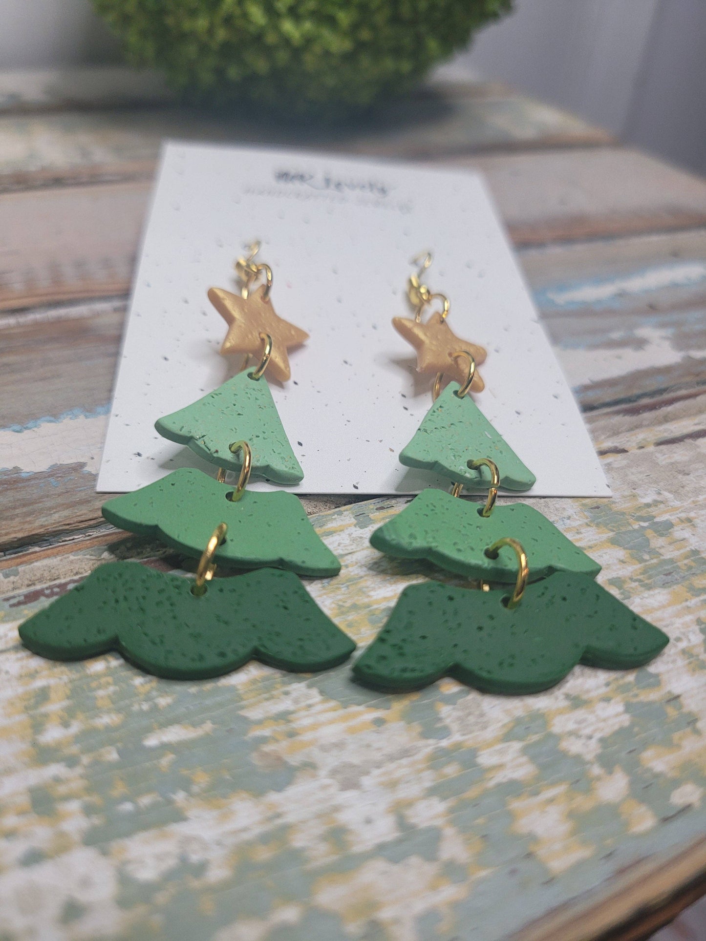 Tiered Christmas Tree Dangles