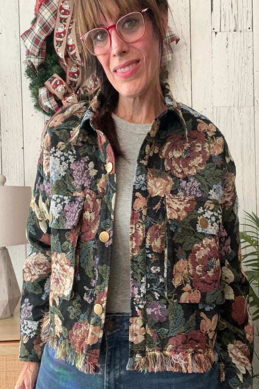 Mabel Brocade Jacket