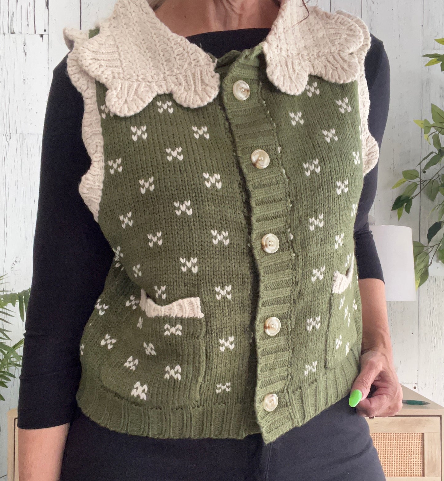 Cozy Cottage Sweater Vest
