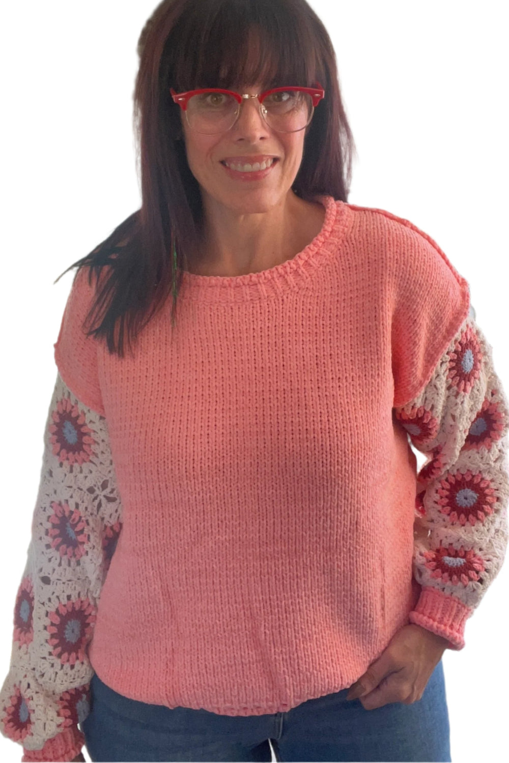 Granny Glam Chenille Sweater