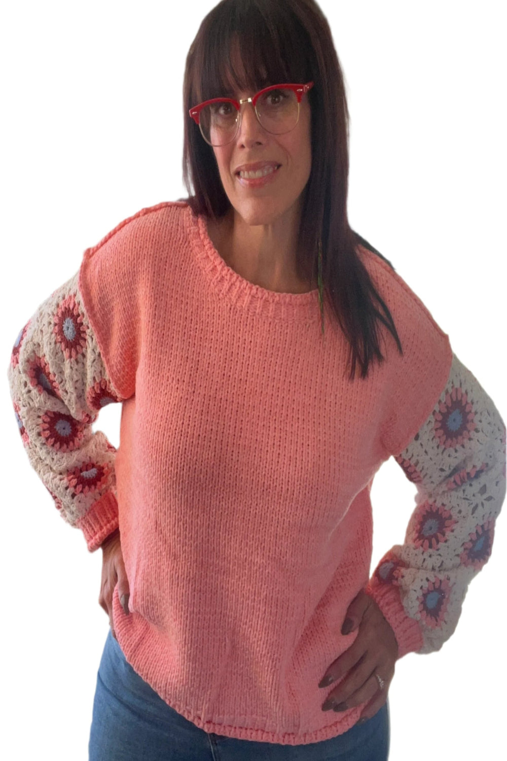 Granny Glam Chenille Sweater