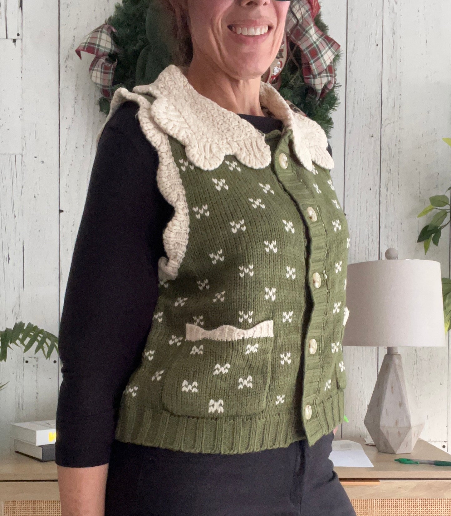Cozy Cottage Sweater Vest
