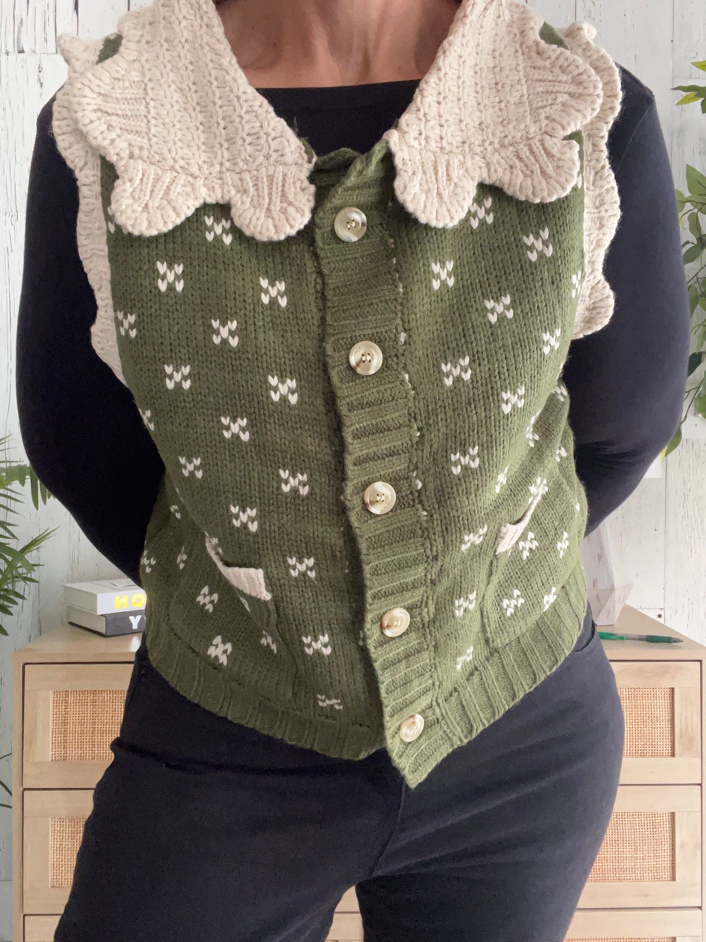 Cozy Cottage Sweater Vest