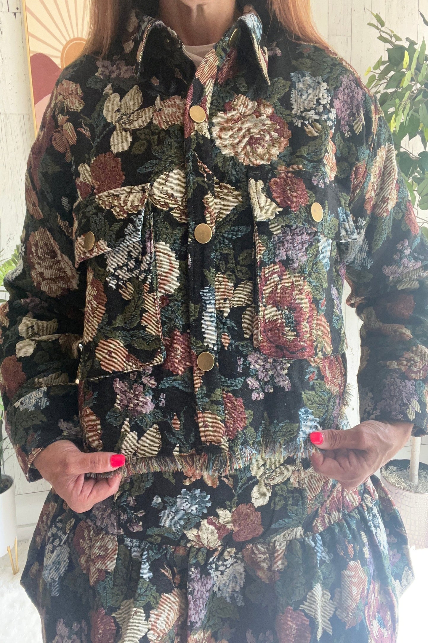 Mabel Brocade Jacket