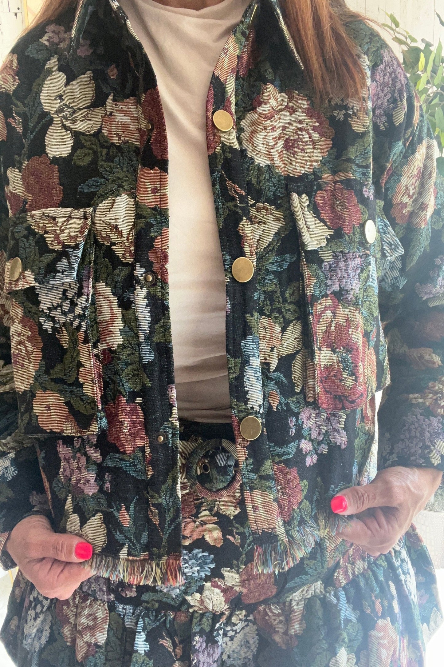 Mabel Brocade Jacket