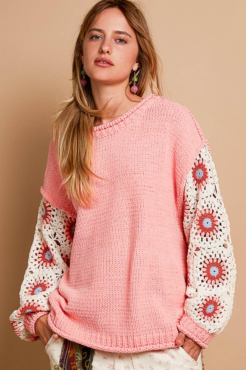 Granny Glam Chenille Sweater