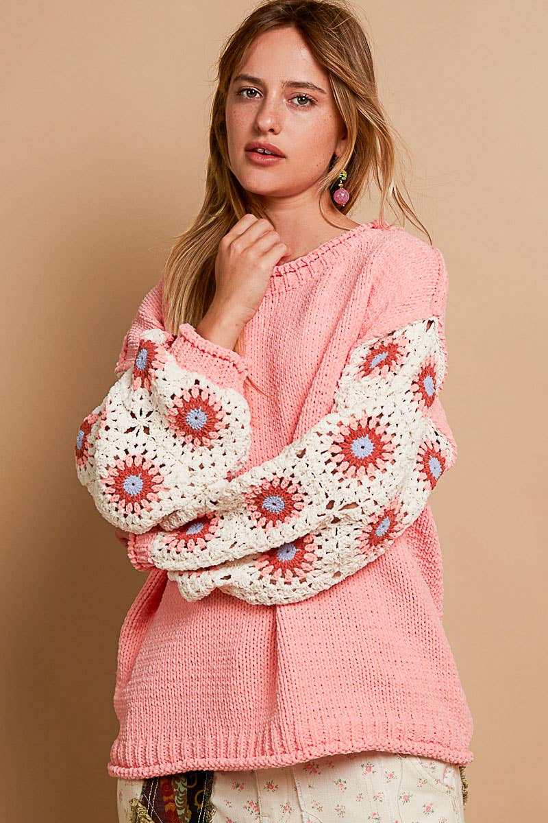 Granny Glam Chenille Sweater