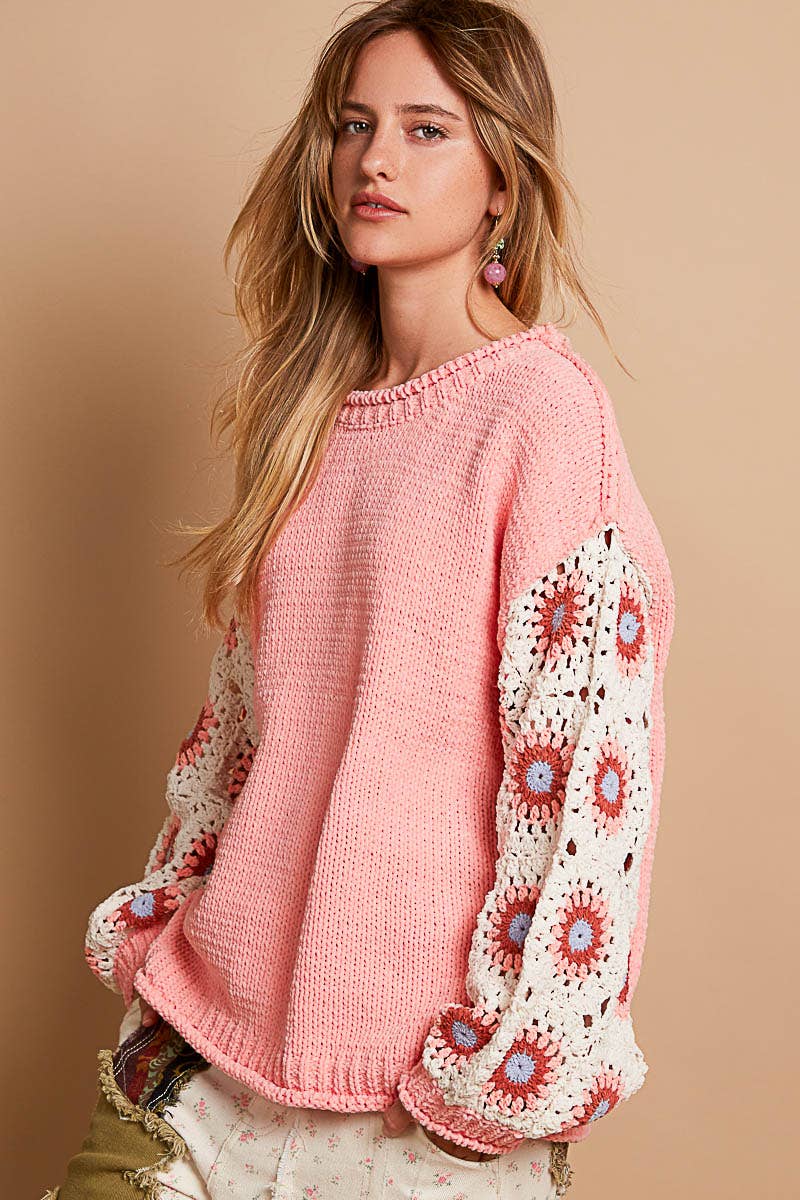 Granny Glam Chenille Sweater